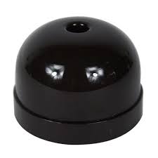 CEILING ROSE BLACK CLIPSAL